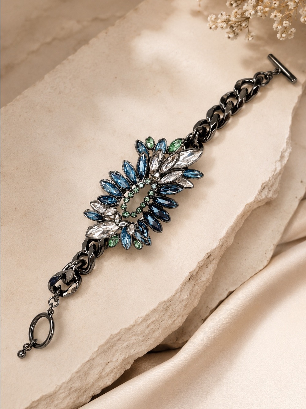 Givenchy Statement Rhinestones Bracelet - Picture 3 of 7